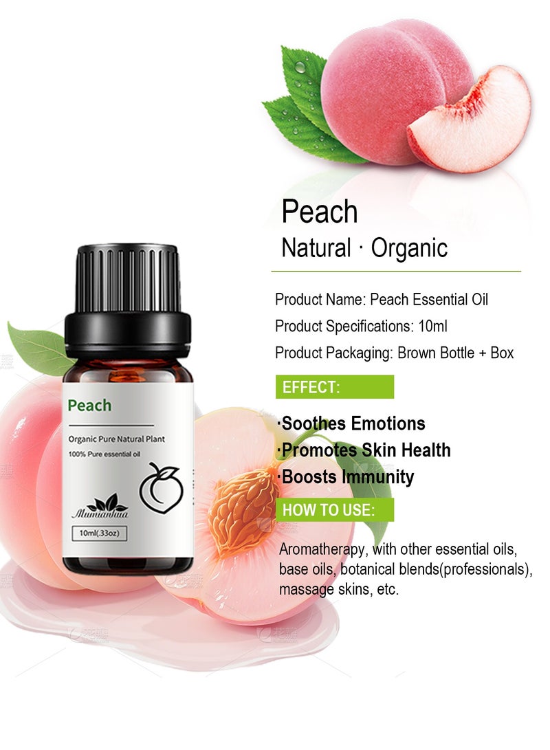 Mumianhua 8 Pieces Essential Oils Set Concentrated Aroma Fragrance Oil Set  Aromatherapy For Home Office Car Bathroom Aroma Oils Package Aroma Diffuser Fruity Aroma - Image 4